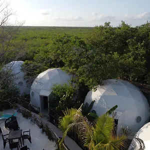 Glamping With Private Mini Pool Luxury tent Tulum