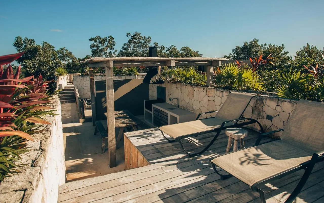 Vida Jungle Boho Apart 14 With Special Fee To Access Hotel Bardo Tulum Apartment